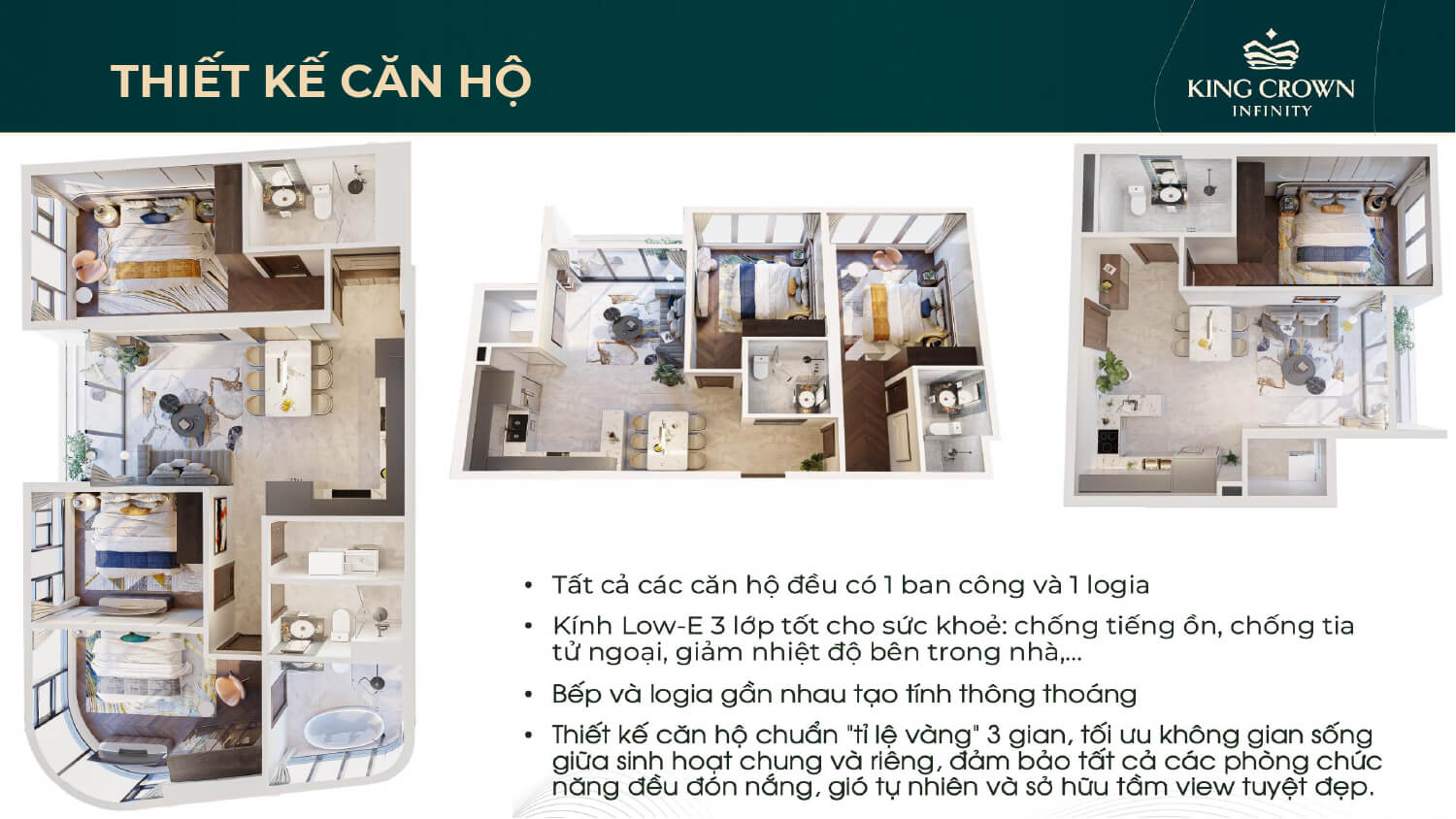 Thiết Kế Căn hộ King Crown Infinity Thủ Đức