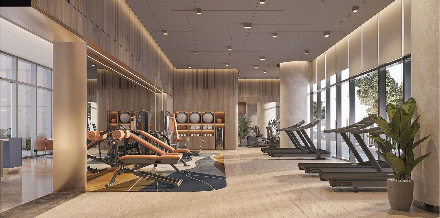 Phòng Gym - Dự án King Crown Thủ đức