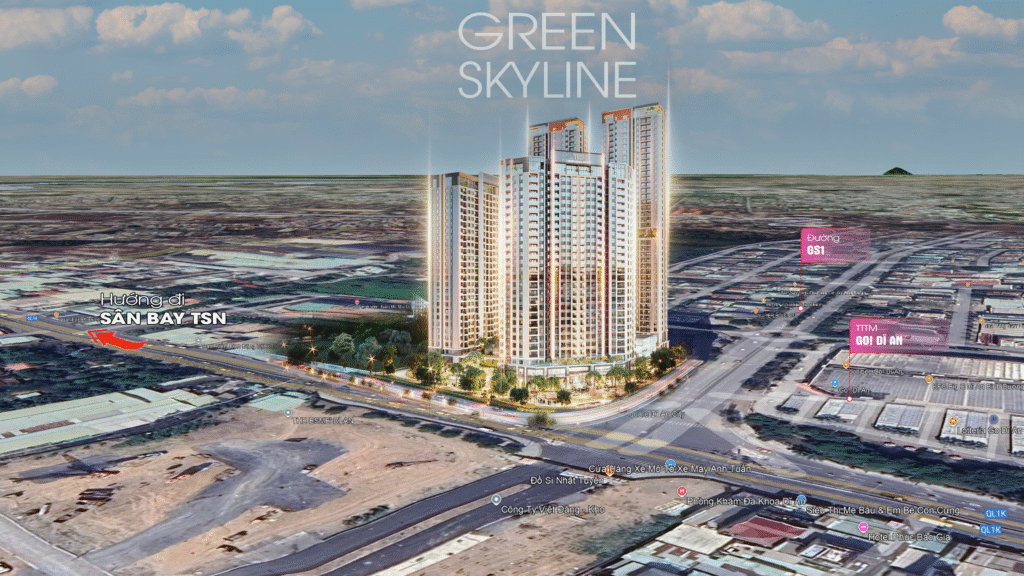 banner green skyline